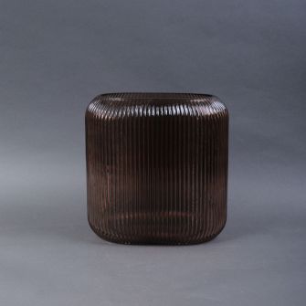 Ваза скло ребриста Elisa