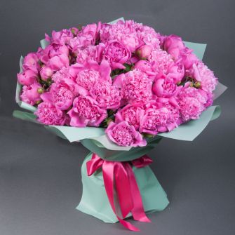 Bouquet of 51 Peonies