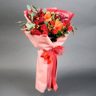 Bouquet with Amaryllis