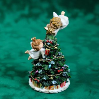 Статуетка з підсвіткою "Ялинка з янголятами"