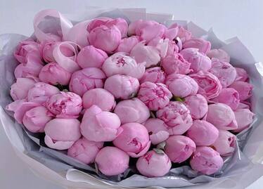 Букеты с пионами