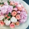 Букет гортензий и пионов розовая лагуна - Фото 5