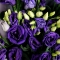 Букет из темно-фиолетовых эустом  - Фото 4