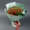 Букет из  красных тюльпанов Фламенко - Фото 1