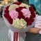 Bouquet of hydrangeas and imported roses  - Photo 2