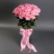 Букет із 25 троянд Пінк Охара - Фото 1