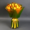Букет з трояндами Пенні Лейн і Оранж Фаєр - Фото 2