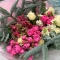 Winter bouquet with Christmas tree branches and roses - Photo 3