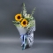 Bouquet with sunflowers Vintage - Photo 3