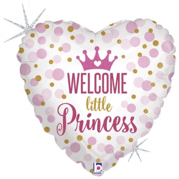 Куля Welcome little princess з пастельним відтінком 46 см