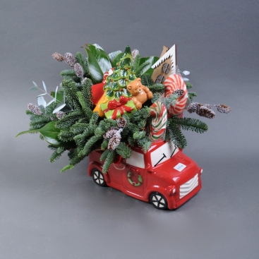 Букет Новогодний автобукет