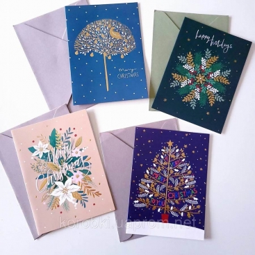 Листівка з конвертом в асортименті