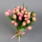 Букет з 25 рожевих тюльпанів - Фото 2