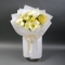 Букет амарилісів, троянд та мімоз - Фото 1