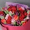 Букет Шикарный розы Эксплорер, Мемори Лейн, пионовидные тюльпаны - Фото 3