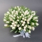 Букет из 101 белого тюльпана Арктик - Фото 2