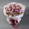 Букет 101  тюльпан Амаретто - Фото 3