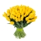 Букет із  жовтого тюльпану - Фото 2