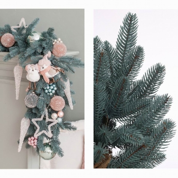 Гирлянда голубая ель 2,5м
