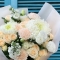 Букет Софі з трояндами спрей і хризантемами  - Фото 2