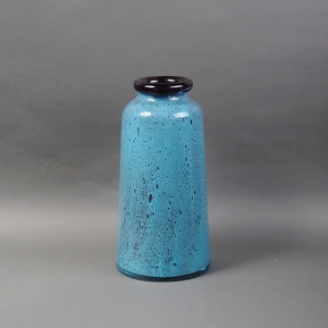 Glass vase Bella black and blue CF 15766/39