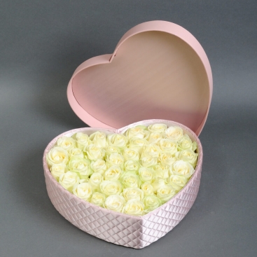 Pink heart with rose Avalanche