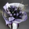 Букет 15 синіх тюльпанів  - Фото 4