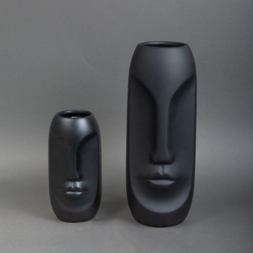 Vase black Totem 