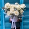 Композиція з білими трояндами Мондіаль - Фото 3