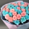 Букет 51 троянда Бебі Блю та Софі Лорен - Фото 3