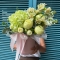 Composition Lime with peonies and hydrangea - Photo 1