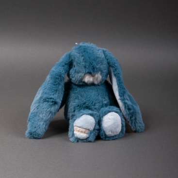 Soft toy rabbit Junior Kanina - Fjord Blue