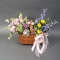 Arrangement in a basket Floral smile of spring - Photo 2