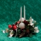 Композиция с розами и рождественским декором - Фото 2
