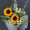 Bouquet with sunflowers Vintage - Photo 2