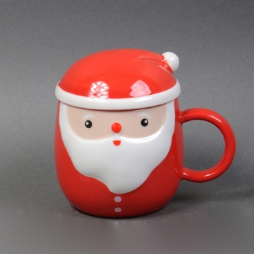 Чашка с крышкой Морозко