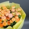 Bouquet of Orange Trendsetter spray roses  - Photo 2