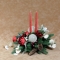 Composition with roses and Christmas decor - Photo 3