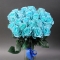 Bouquet of 27 Baby Blue roses - Photo 3