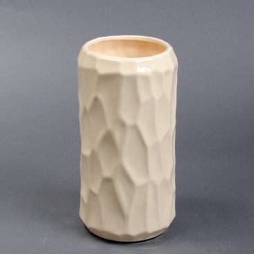 Ваза керамика Яра бежевая