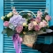 Arrangement in a basket Provence lilac - Photo 3