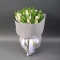 Bouquet of white tulips and hyacinths - Photo 2