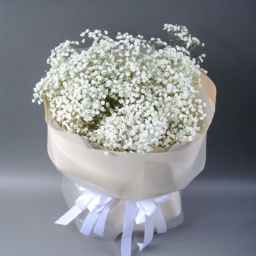 Букет білих гіпсофіл