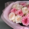 Букет 15 троянд Охара та Пінк Охара - Фото 4
