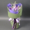 Букет Ароматный фиолет диантус, гиацинт, тюльпан и матиола - Фото 3