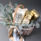 Подарунковий набір Цукерки Ferrero Rocher Астуччіо, кружки з трубочкою Ялинка і тарілки у формі зірки Зимова казка - Фото 2