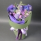 Bouquet Fragrant violet dianthus, hyacinth, tulip and matiola - Photo 1