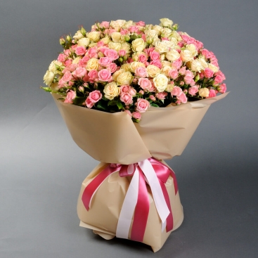 Bouquet of 55 roses spray Grace and Olena