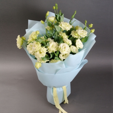 Букет лимонних еустом