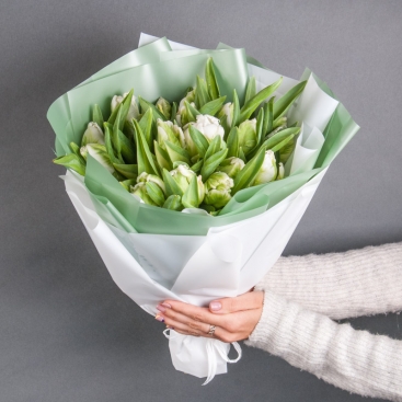 Bouquet of 21 tulips Parrot
